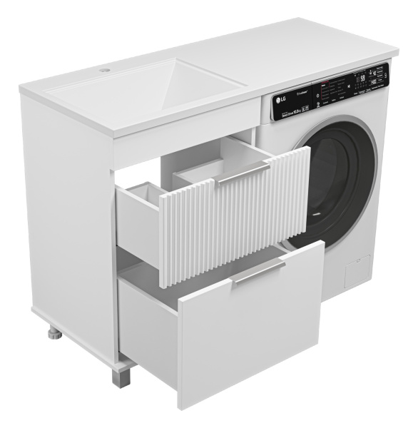 Тумба под стиральную машину 60 Brevita Enfida ENF-07060-012Я (без раковины)